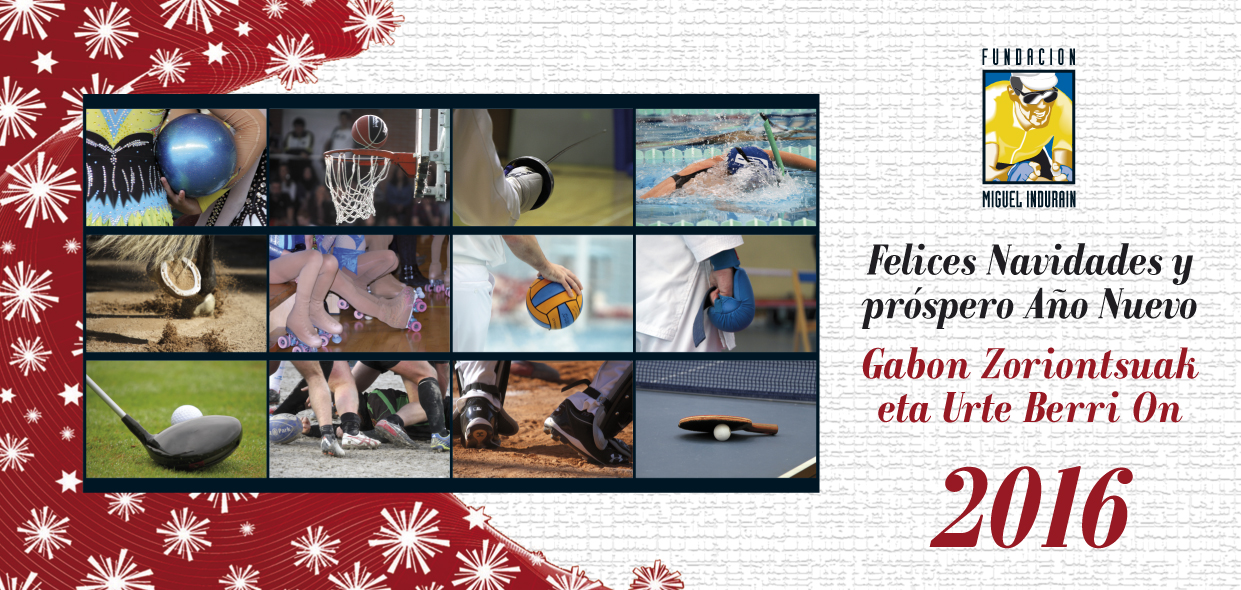 La Fundaci&oacute;n Miguel Indur&aacute;in os desea Feliz Navidad